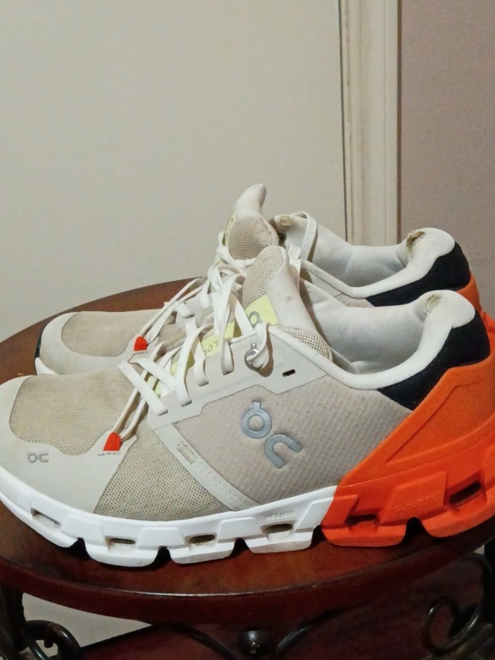 On Running Women's Cloudflyer 4 Sand Flame Sneakers 71.98093 Size 7.5 - Picture 8 of 13